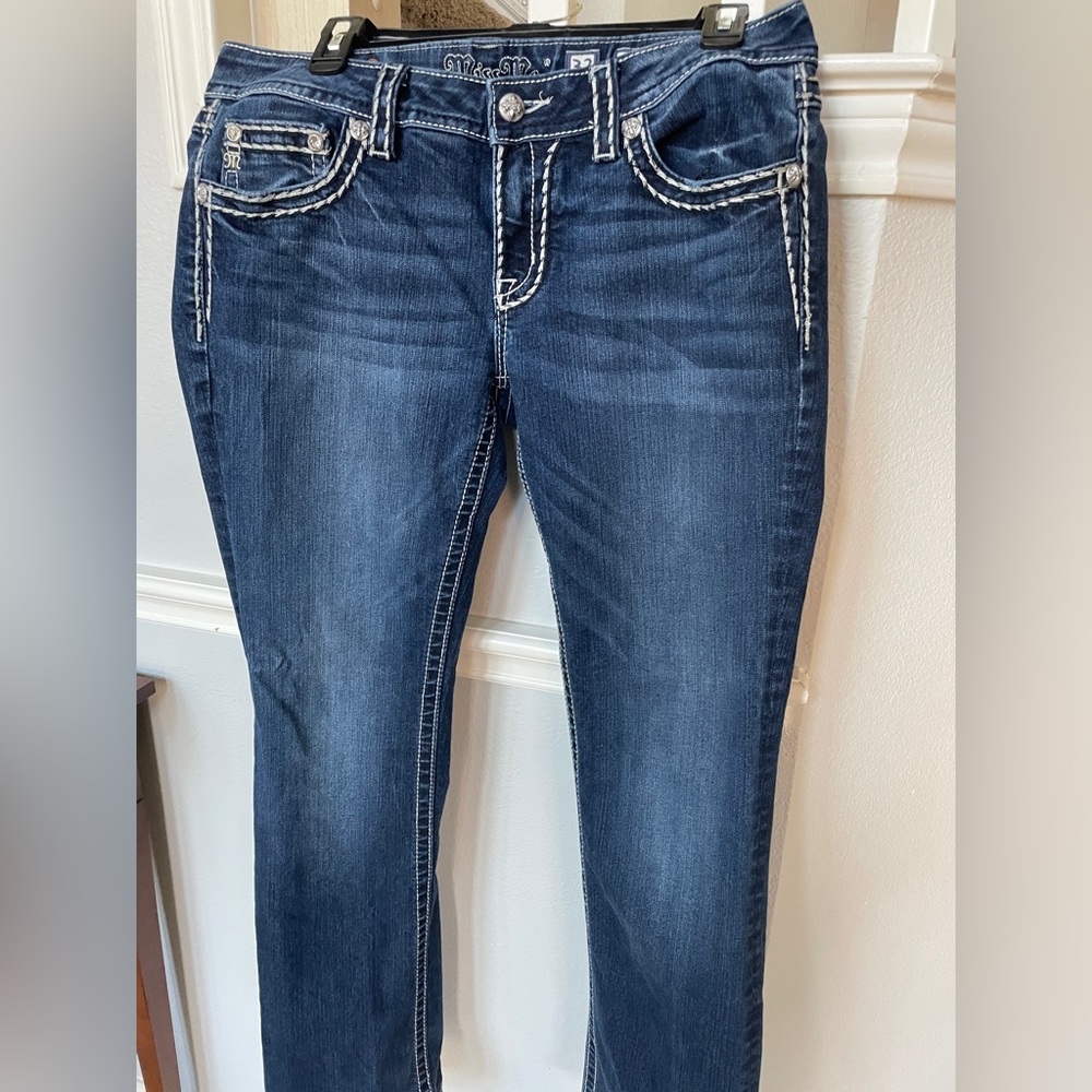 Miss Me Signature Boot Stitched Jeans